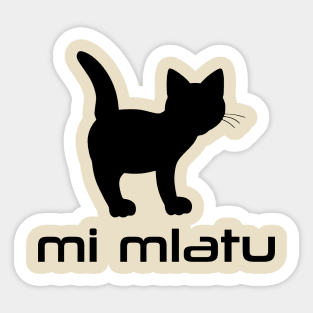 I'm A Cat (Lojban) Sticker